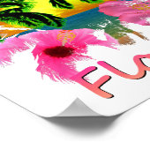 熱帯鍵西フロリダ鍵 ポスター (角)