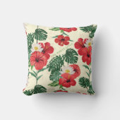 熱帯開花ズオブザホワイトロータス クッション (正面)