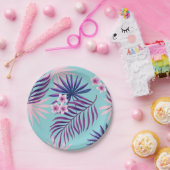 熱帯離れの花2 ペーパープレート (パーティー)