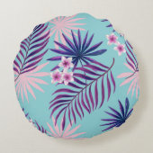 熱帯離れの花2 ラウンドクッション (裏面)