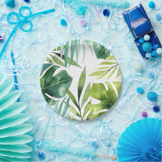 熱帯離れハワイアンサマーパーティー結婚ズ ペーパープレート (パーティー)