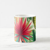 熱帯離れハワイアンパターン コーヒーマグカップ (中央)