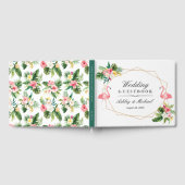 熱帯離れフローラフラ結婚ミンゴ ゲストブック (全面)