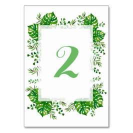 熱帯離れ水色結婚のテーブル番号 テーブルナンバー