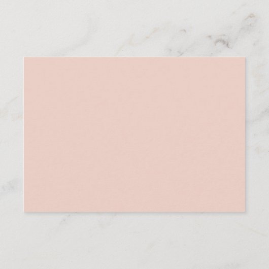 熱帯雨木婚礼レセプションカード エンクロージャーカード (裏面)