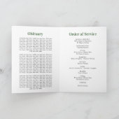 熱帯雨木葬儀番組順 プログラム (内部)