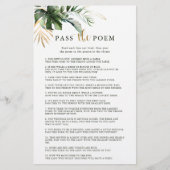 熱帯雨林が詩をブライダルシャワー (正面)