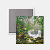 熱帯雨林に囲まれた蹄鉄の秋 マグネット (正面/裏面)