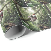 熱帯雨林のクリスマスサンタスロース ラッピングペーパー (ロールコーナー)