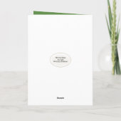 熱帯雨林のクリスマススロース カード (裏面)