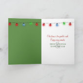 熱帯雨林のクリスマススロース カード (内部)