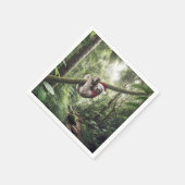 熱帯雨林のクリスマススロース スタンダードカクテルナプキン (角)