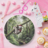 熱帯雨林のクリスマススロース ペーパープレート (パーティー)