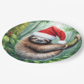 熱帯雨林のクリスマススロース ペーパープレート (アングル)