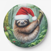 熱帯雨林のクリスマススロース ペーパープレート (正面)