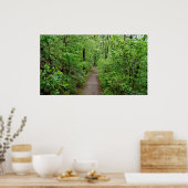 . .熱帯雨林のポスターに平和的にハイキング ポスター (キッチン)