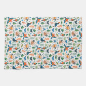 熱帯雨林の動物のパターン キッチンタオル (横)