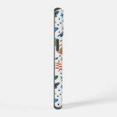 熱帯雨林の動物のパターン iPhone 15ケース (右側面)