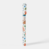 熱帯雨林の動物のパターン iPhone 15ケース (右側面)