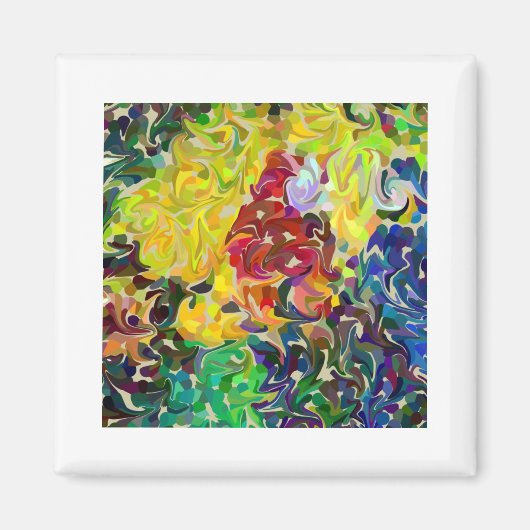 熱帯雨林の友人 マグネット (正面)