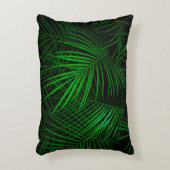熱帯雨林の夜。パー葉ム アクセントクッション (正面(垂直))