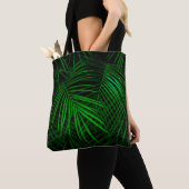 熱帯雨林の夜。パー葉ム トートバッグ (クローズアップ)