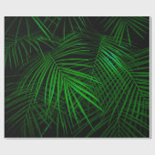 熱帯雨林の夜。パー葉ム ラッピングペーパー (フラット)