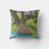 熱帯雨林の川 クッション (裏面)