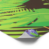 熱帯雨林の川 ポスター (角)