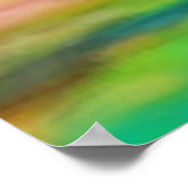 熱帯雨林の川：鮮やかなシーン ポスター (角)