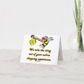 熱帯雨林の極楽鳥 カード (裏面)