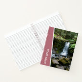 熱帯雨林の滝自然,オーストラリア,バラ金ゴールド ノートブック (内部)