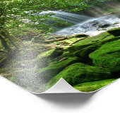 熱帯雨林の滝 フォトプリント            (角)