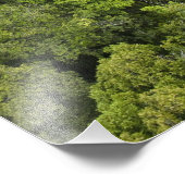 熱帯雨林の空中表示。いわくらま準備金 フォトプリント (角)