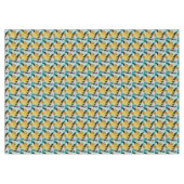 熱帯雨林の葉パターン テーブルクロス (正面(横))