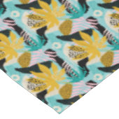 熱帯雨林の葉パターン テーブルクロス (アングル)