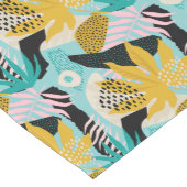 熱帯雨林の葉パターン ミディアムテーブルランナー (コーナー)