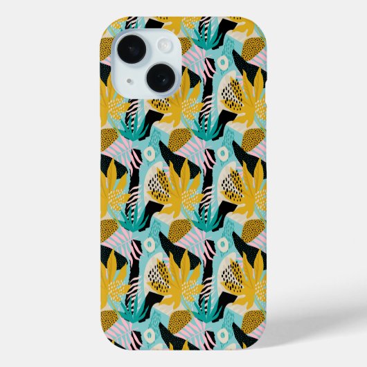 熱帯雨林の葉パターン Case-Mate iPhoneケース (裏面)