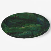 熱帯雨林の葉緑葉 ペーパープレート (アングル)