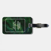 熱帯雨林の葉緑葉 ラゲッジタグ (裏面横)