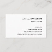 熱帯雨林の葉 名刺 (裏面)