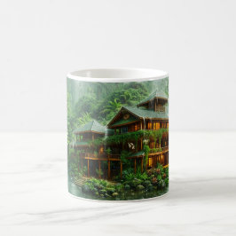 熱帯雨林の邸宅 コーヒーマグカップ