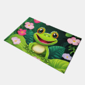 熱帯雨林の野生動物のカエル ドアマット (アングル)