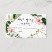 熱帯雨林びんの中に多くのキャンディー エンクロージャーカード (正面)