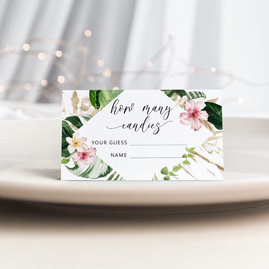 熱帯雨林びんの中に多くのキャンディー エンクロージャーカード