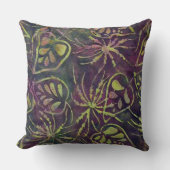 熱帯雨林ろうけつ染め クッション (正面)