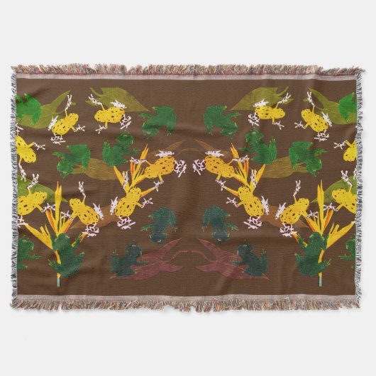 熱帯雨林カエル スローブランケット (正面)