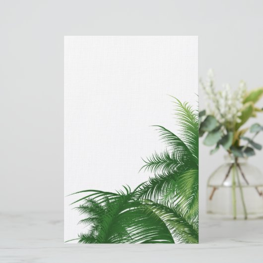 熱帯雨林シダ 便箋 (スタンド正面)