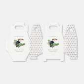 熱帯雨林トゥーカン動物類任意の年齢誕生日 フェイバーボックス (折り畳みなし)