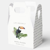 熱帯雨林トゥーカン動物類任意の年齢誕生日 フェイバーボックス (オープン)